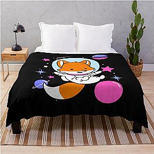 Omnisexual Blanket - Omnisexual Fox In Space Omnisexual Pride Throw Blanket RB1901