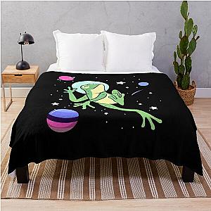 Omnisexual Blanket - Omnisexual Frog In Space Omnisexual Pride Throw Blanket RB1901