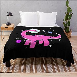 Omnisexual Blanket - Omnisexual Brachiosaurus In Space Omnisexual Pride Throw Blanket RB1901