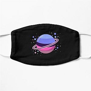 Omnisexual Face Masks  - Omnisexual Outer Space Planet Omnisexual Pride Flat Mask RB1901