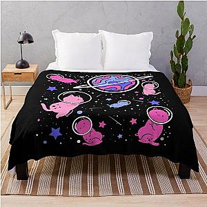 Omnisexual Blanket - Omnisexual Cat In Space Omnisexual Pride Throw Blanket RB1901