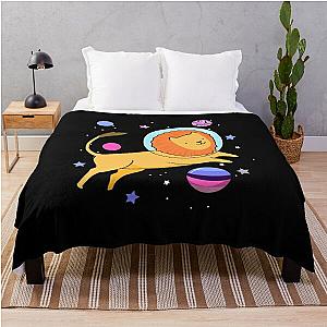 Omnisexual Blanket - Omnisexual Lion In Space Omnisexual Pride Throw Blanket RB1901