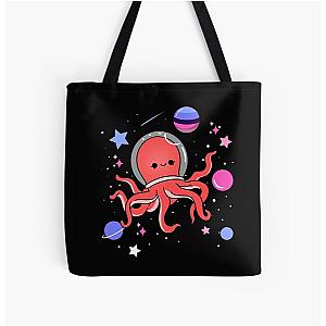 Omnisexual Bags - Omnisexual Octopus In Space Omnisexual Pride All Over Print Tote Bag RB1901