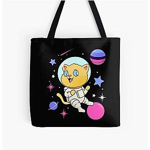 Omnisexual Bags - Omnisexual Cat In Space Omnisexual Pride All Over Print Tote Bag RB1901