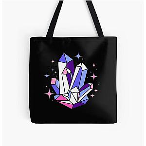 Omnisexual Bags - Omnisexual Pride Crystals Omnisexual Pride All Over Print Tote Bag RB1901