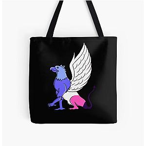 Omnisexual Bags - Omnisexual Pride Gryphon All Over Print Tote Bag RB1901