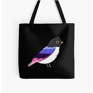 Omnisexual Bags - Omnisexual Bird Omnisexual Pride All Over Print Tote Bag RB1901