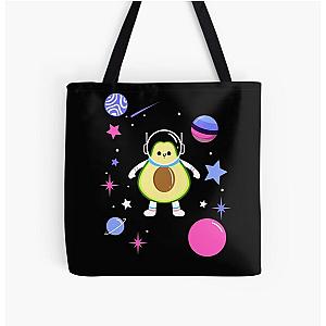 Omnisexual Bags - Omnisexual Avocado In Space Omnisexual Pride All Over Print Tote Bag RB1901