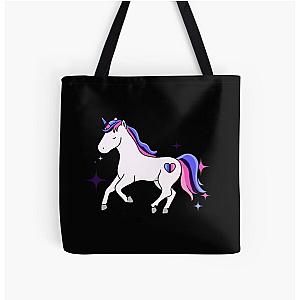 Omnisexual Bags - Omnisexual Pride Unicorn Omnisexual Pride All Over Print Tote Bag RB1901