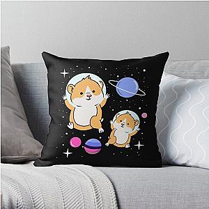 Omnisexual Pillows - Omnisexual Hamster In Space Omnisexual Pride Throw Pillow RB1901