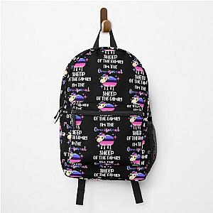 Omnisexual Backpacks - Im The Omnisexual Sheep Of The Family Omnisexual Pride Backpack RB1901