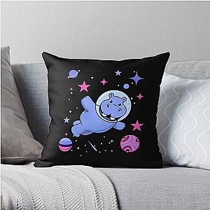 Omnisexual Pillows - Omnisexual Hippo In Space Omnisexual Pride Throw Pillow RB1901