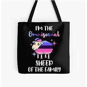 Omnisexual Bags - Im The Omnisexual Sheep Of The Family Omnisexual Pride All Over Print Tote Bag RB1901