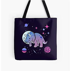 Omnisexual Bags - Omnisexual Triceratops In Space Omnisexual Pride All Over Print Tote Bag RB1901