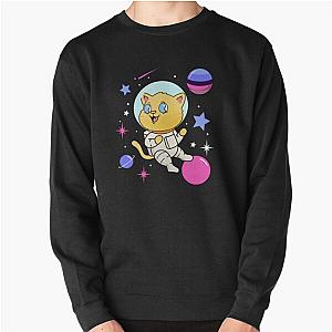 Omnisexual Sweatshirts - Omnisexual Cat In Space Omnisexual Pride Pullover Sweatshirt RB1901