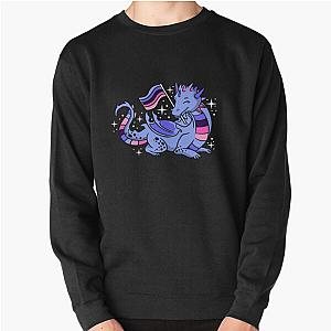 Omnisexual Sweatshirts - Omnisexual Dragon Omnisexual Pride Pullover Sweatshirt RB1901