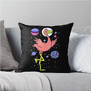 Omnisexual Pillows - Omnisexual Flamingo In Space Omnisexual Pride Throw Pillow RB1901