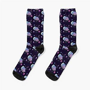 Omnisexual Socks - Omnisexual Triceratops In Space Omnisexual Pride Socks RB1901