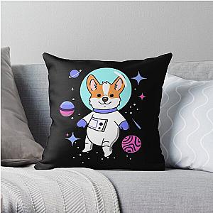 Omnisexual Pillows - Omnisexual Corgi In Space Omnisexual Pride Throw Pillow RB1901