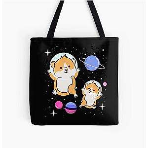 Omnisexual Bags - Omnisexual Hamster In Space Omnisexual Pride All Over Print Tote Bag RB1901