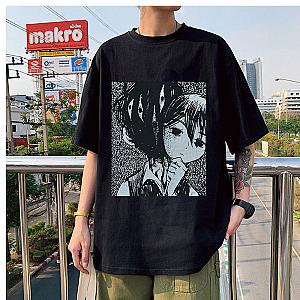 Omori Mask Print Summer Wear T-shirts