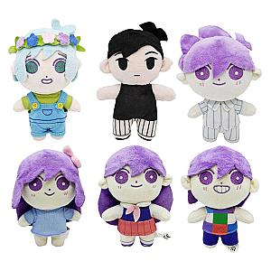 20 cm Black Blue Purple Omori Cosplay Game Doll Plush