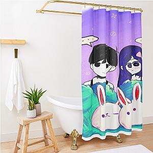 Omori Mari And Aubrey  Shower Curtain Premium Merch Store