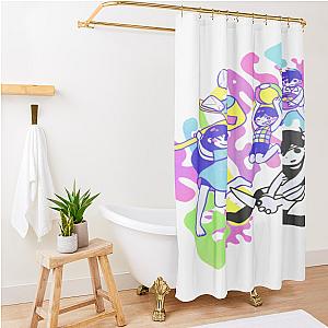 Omori Omocat Shower Curtain Premium Merch Store