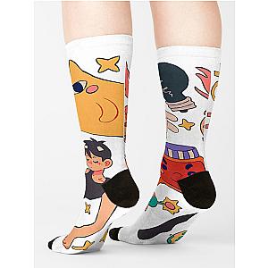 Vintage Omori Anime Arts Vaporwave Characters  Sock Premium Merch Store