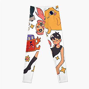 Vintage Omori Anime Arts Vaporwave Characters  Legging Premium Merch Store