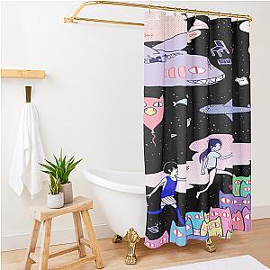 Omori Tshirt Omori Fanart Omori Game  Shower Curtain Premium Merch Store