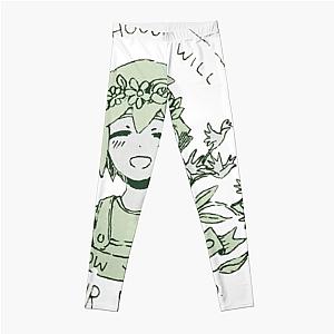 Omori My Thoughts Will Follow You Into Your Dreams Basil Legging Premium Merch Store