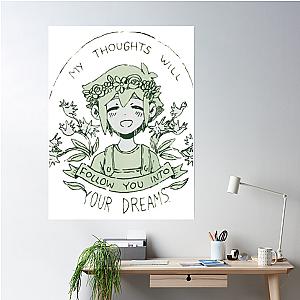 Omori My Thoughts Will Follow You Into Your Dreams Basil Poster Premium Merch Store