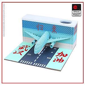 Wuhan City Airplane Omoshiroi Block 3D Memo Pads