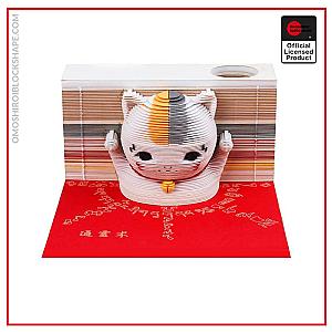 Maneki Neko Lucky Cat Omoshiroi Block 3D Memo Pads