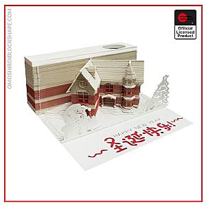 Christmas House Omoshiroi Block 3D Memo Pads