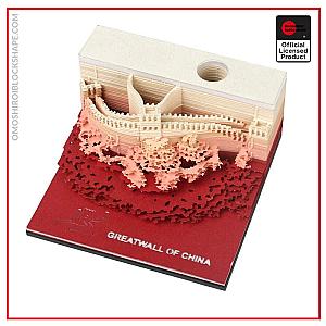 Great Wall Of China Omoshiroi Block 3D Memo Pads