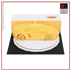 Yellow Car Omoshiroi Block 3D Memo Pads