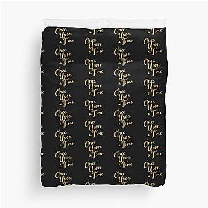 Golden Look Once Upon a Time Duvet Cover