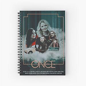 Once Upon A Time Poster Spiral Notebook