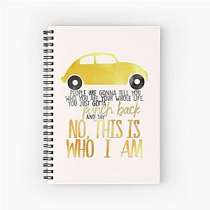 Once Upon A Time - This Is Who I Am Quote Spiral Notebook