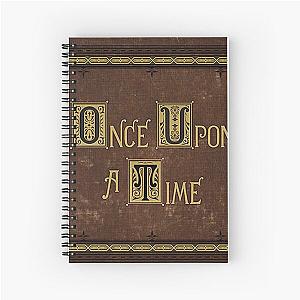 Once Upon A Time Book Poster Spiral Notebook