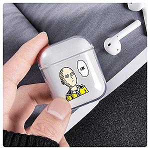 One Punch Man Airpod Cases - One Punch Man Saitama Bald Airpods Case SA3105