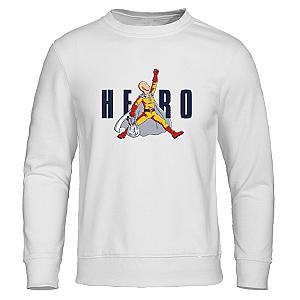 One Punch Man Sweatshirts - One Punch Man Air Saitama Héro Sweatshirt SA3105