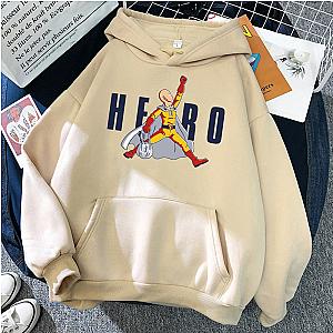 One Punch Man Hoodie - Saitama Hero One Punch Man Pullover Hoodie