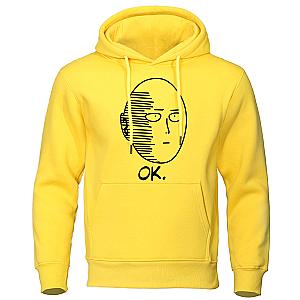 One Punch Man Hoodies - One Punch Man Saitama Ok Hoodie SA3105