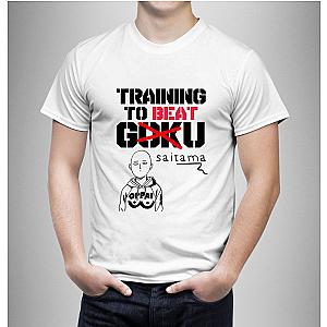 One Punch Man T-Shirts - Training to Beat Saitama T-Shirt SA3105