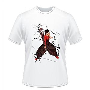 One Punch Man T-Shirts - Batte Man T-Shirt (Kinzoku Batto) SA3105