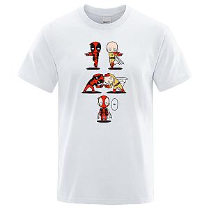 One Punch Man T-Shirts - Fusion Saitama Deadpool T-Shirt SA3105