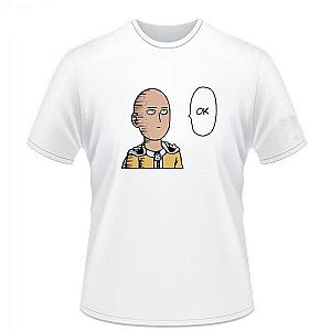 One Punch Man T-Shirts - Saitama Bald Ok T-Shirt SA3105